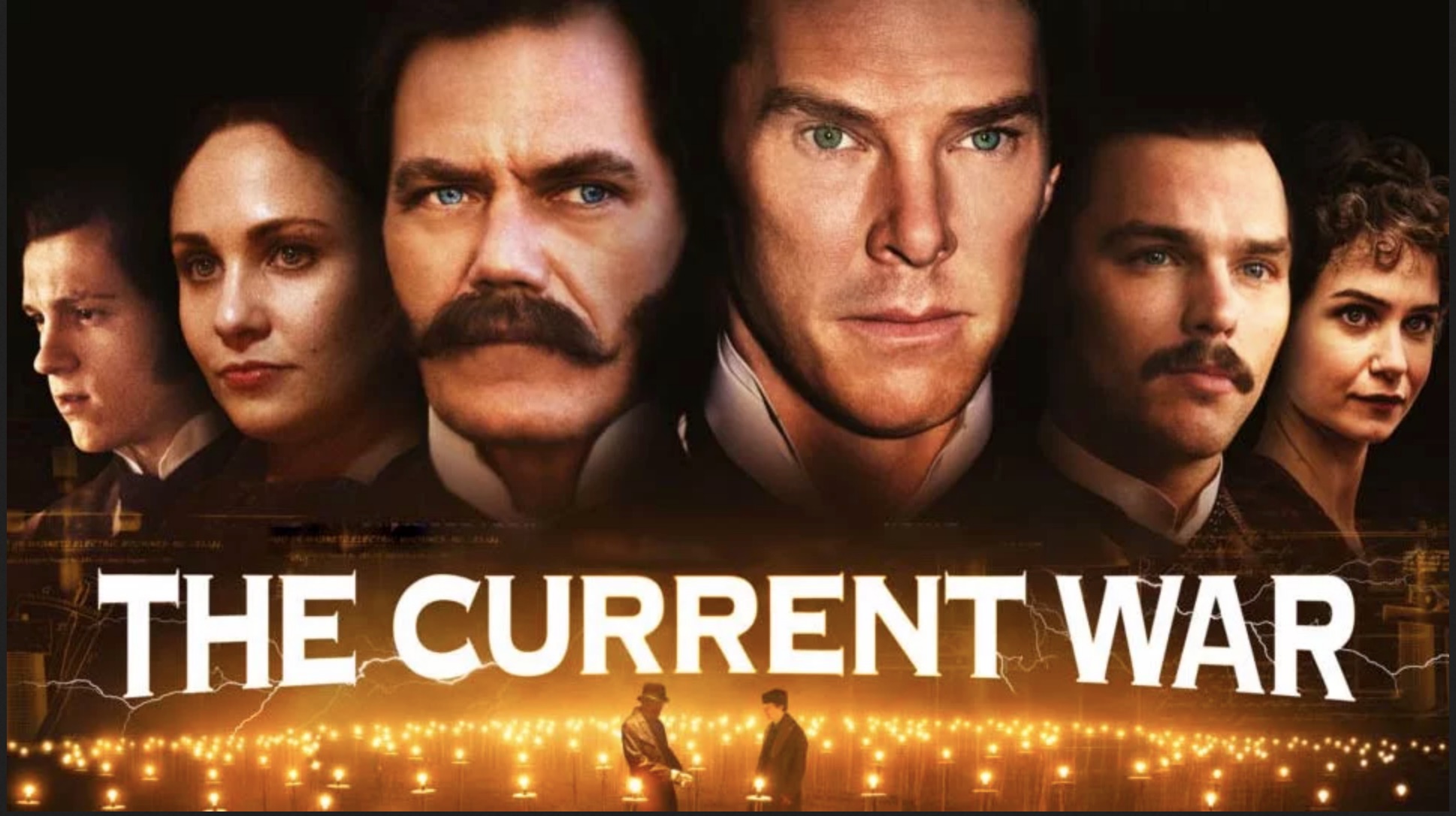 Current War movie poster with all 6 actors